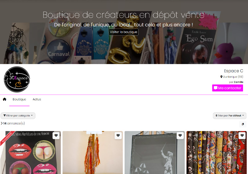 Dépôt vente