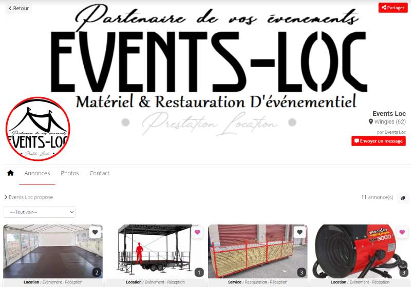 Location Evenementiel