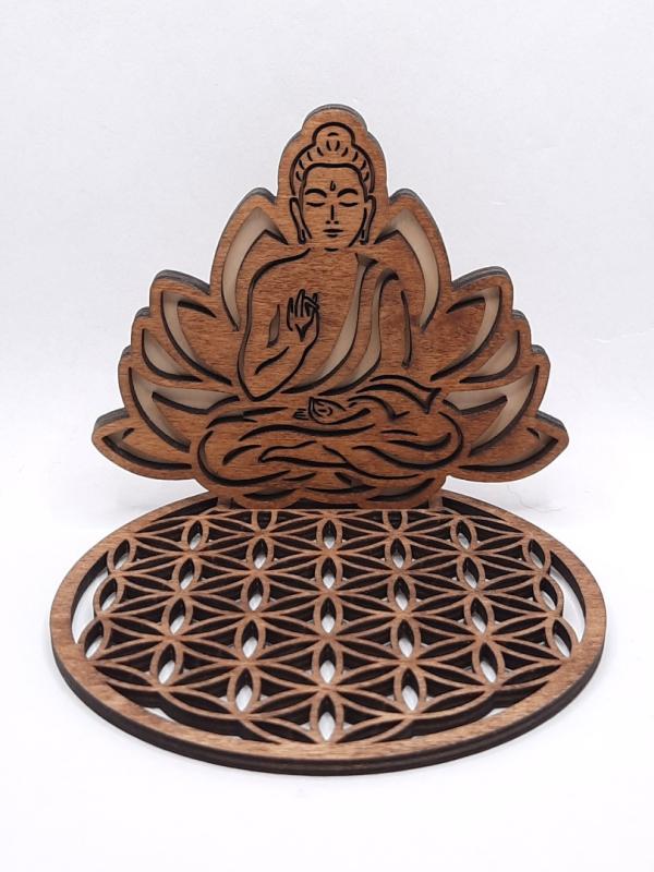Fleur de vie bouddha