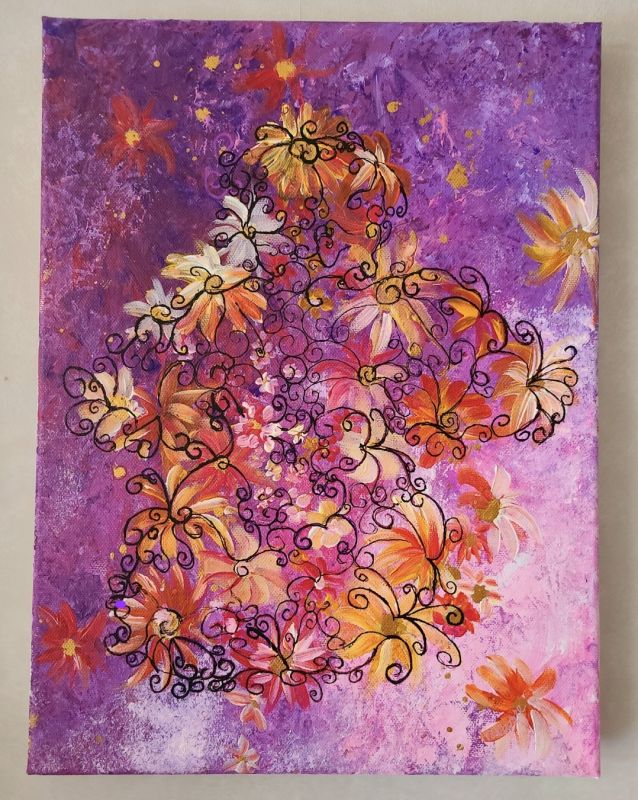 Ange fleuri 