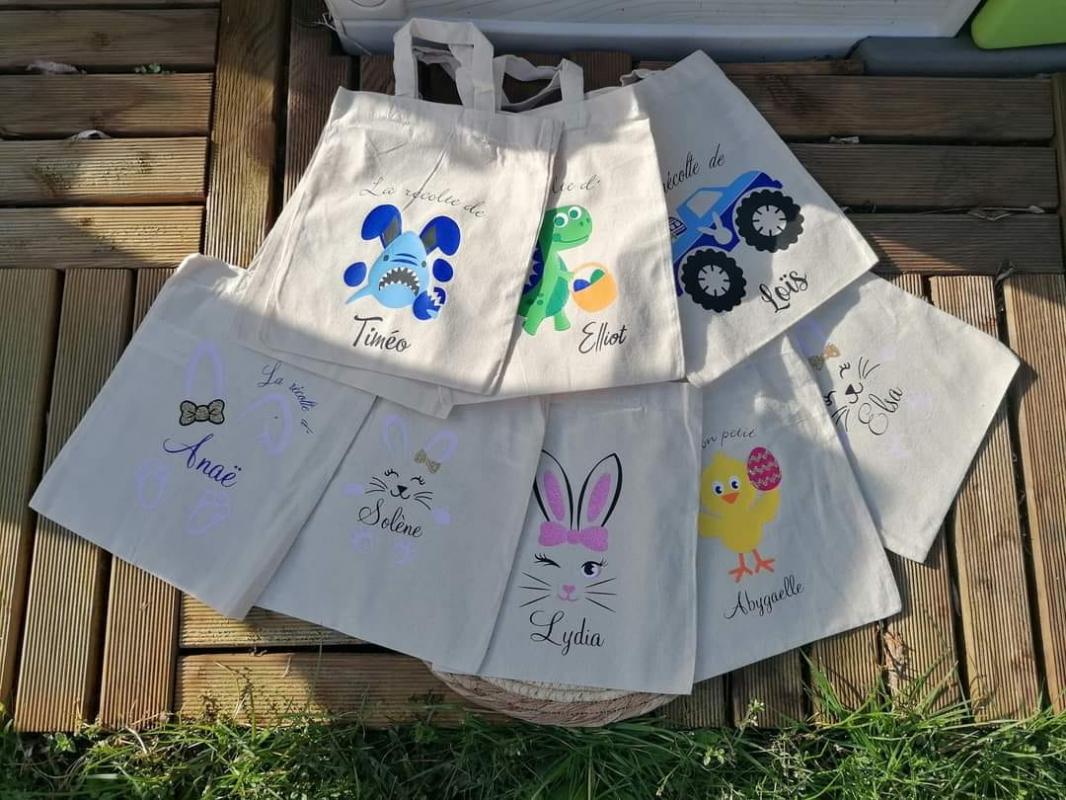 Tote bags pâque (moyen format)