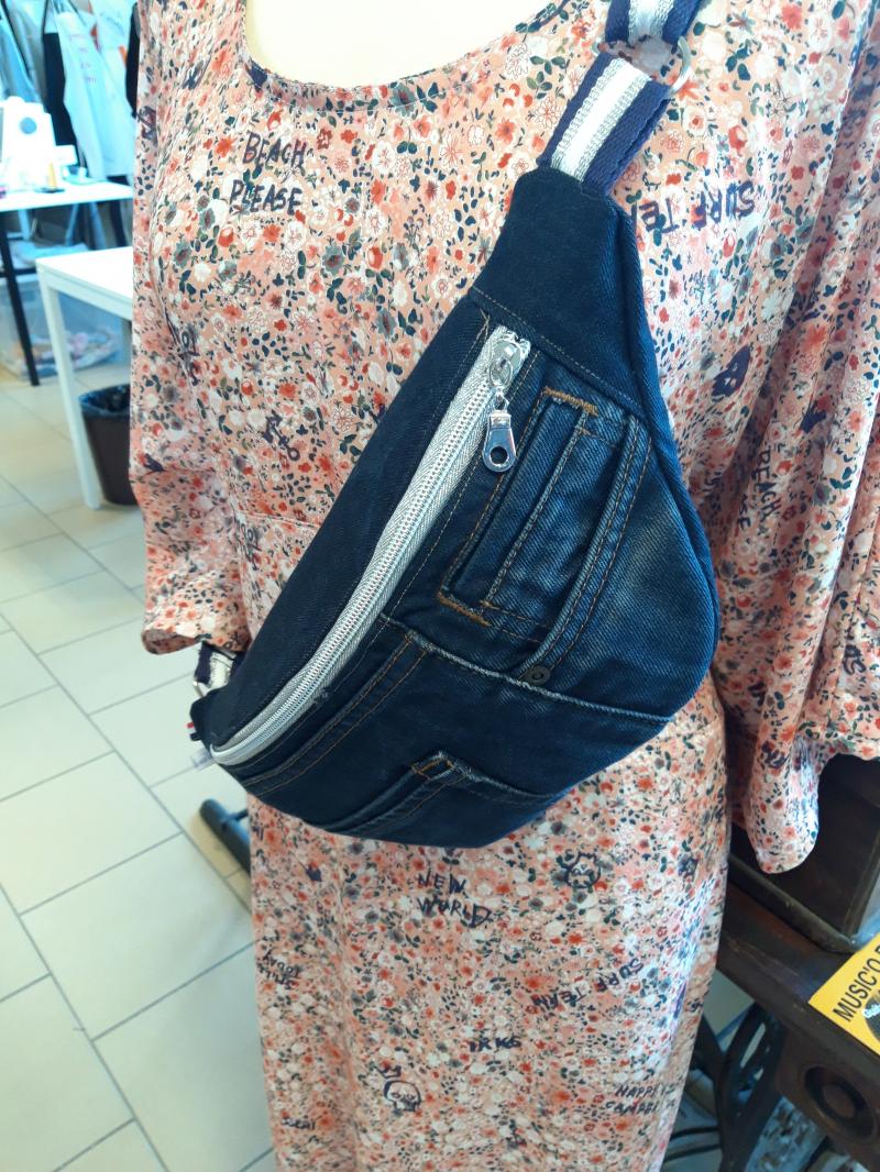 Sac banane jean