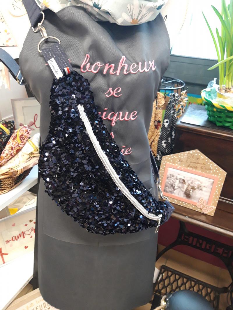 Sac banane sequins