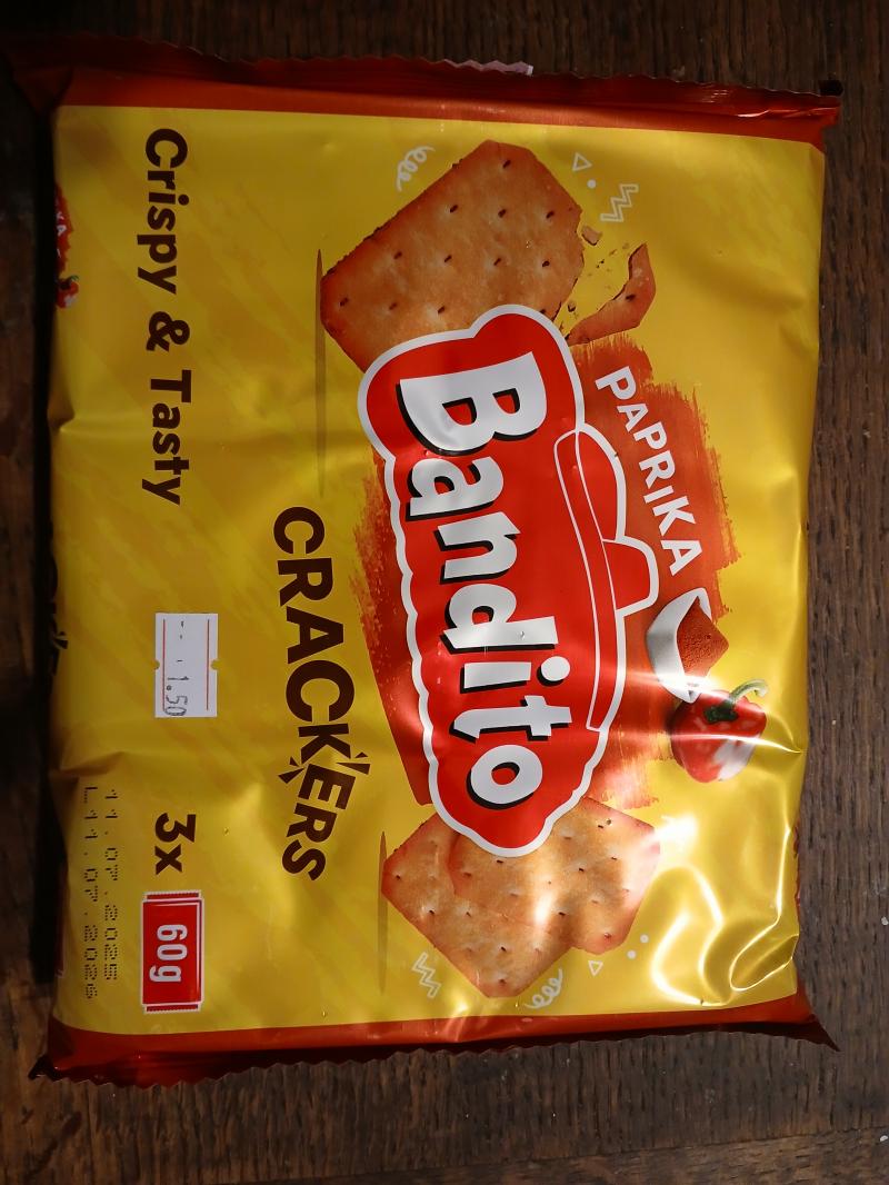 Bandito crakers paprika