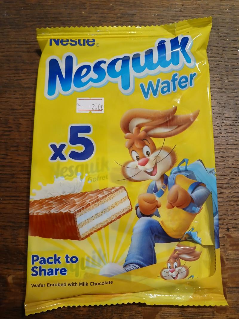 Nestlé nesquik wafers