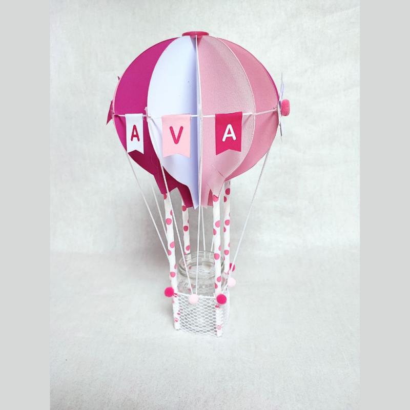 Montgolfière centre de table 30 cm