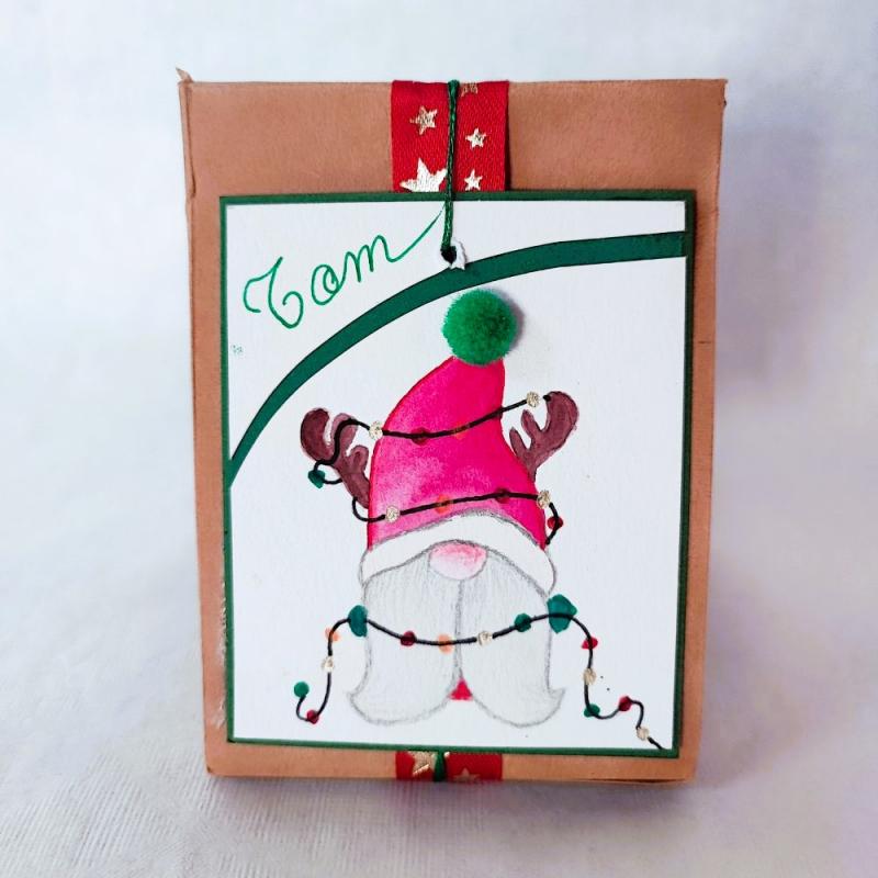 Marque place, sachet à bonbons pour noël pour invités