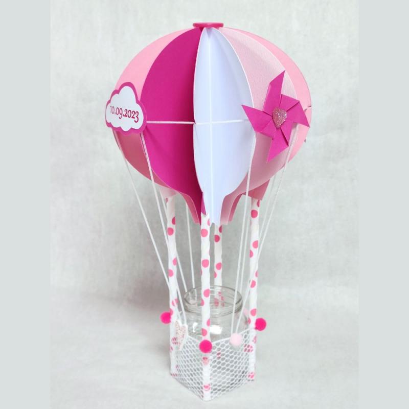 Montgolfière centre de table 30 cm