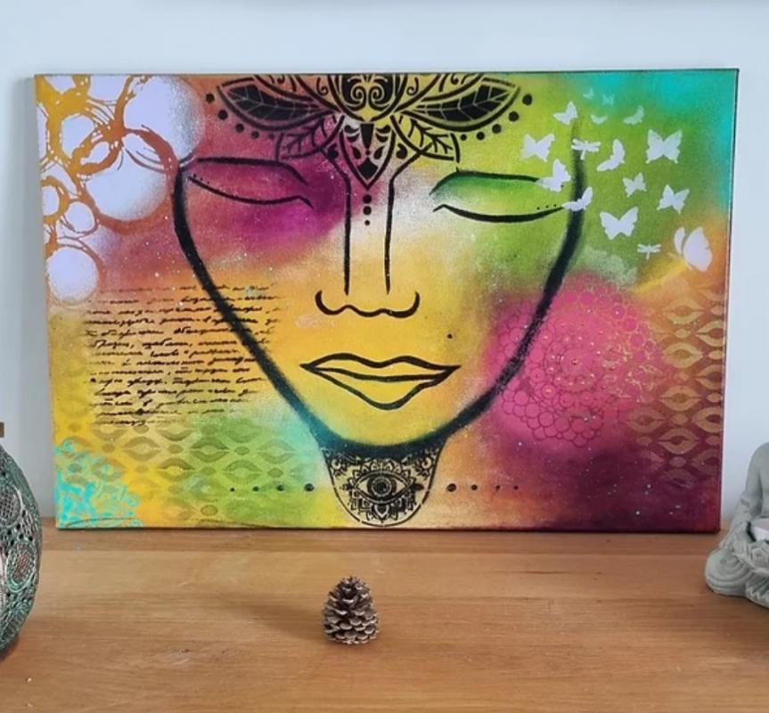Peinture sur toile - introspection 