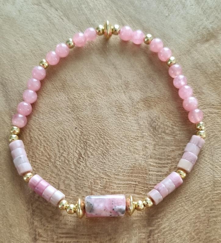 Bracelet rhodochrosite 