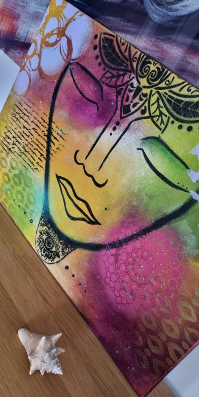 Peinture sur toile - introspection 