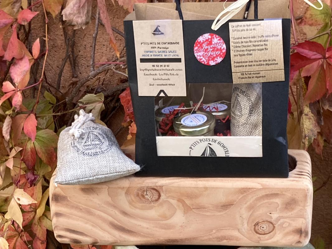 Coffret de noël dégustation sucrés et salés 
