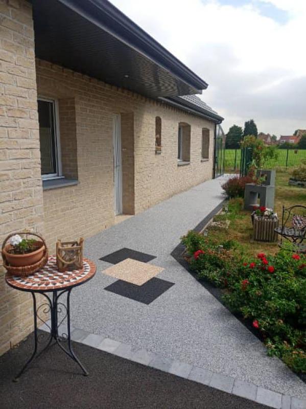 Revêtement Granulat de marbre - Terrasse